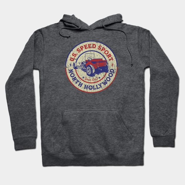 U.S. Speed Sport North Hollywood 1953 Hoodie by JCD666